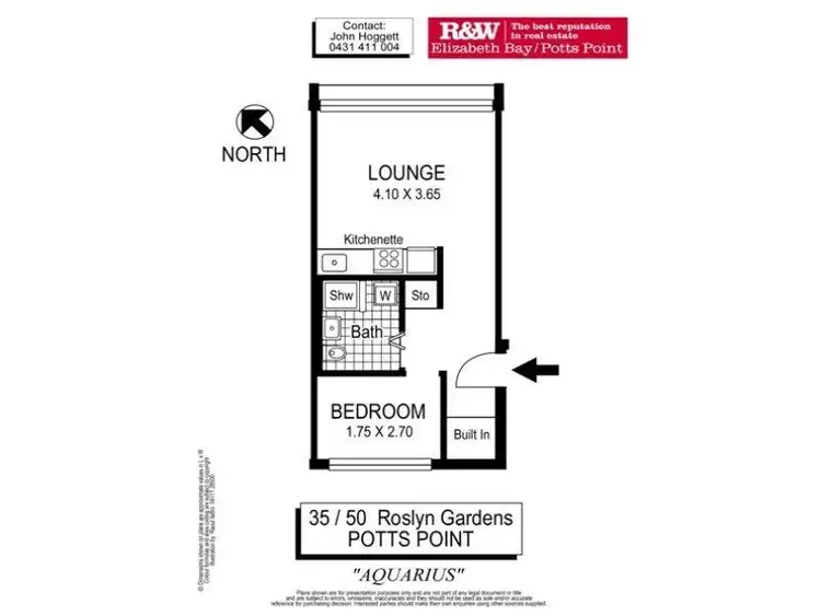 Seventh view of Homely studio listing, 35/50 Roslyn Gardens, Elizabeth Bay NSW 2011