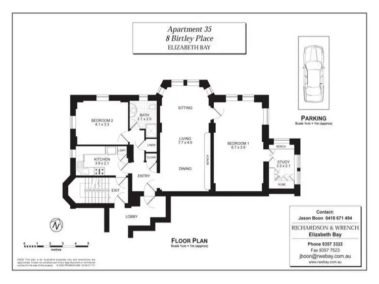 Fifth view of Homely apartment listing, 35/8 Birtley Place, Elizabeth Bay NSW 2011