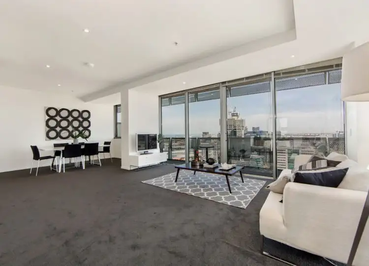 Second view of Homely apartment listing, 2605/620 Collins Street, Melbourne VIC 3000
