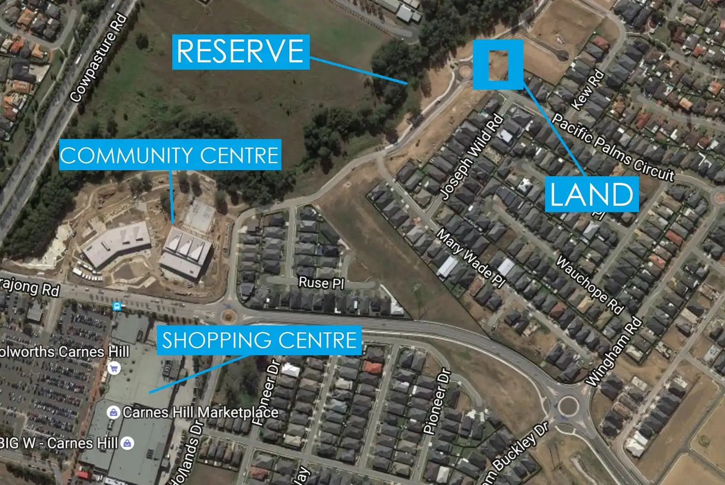 Main view of Homely land listing, LOT 4413 PACIFIC PALMS CIRCUIT, Carnes Hill NSW 2171