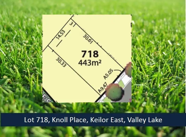 Main view of Homely land listing, Lot 718 Knoll Place, Keilor East VIC 3033