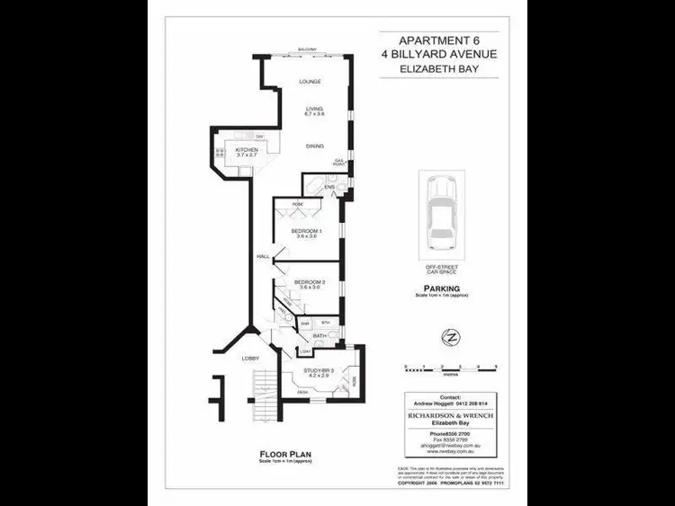 Fifth view of Homely apartment listing, 6/4 Billyard Avenue, Elizabeth Bay NSW 2011