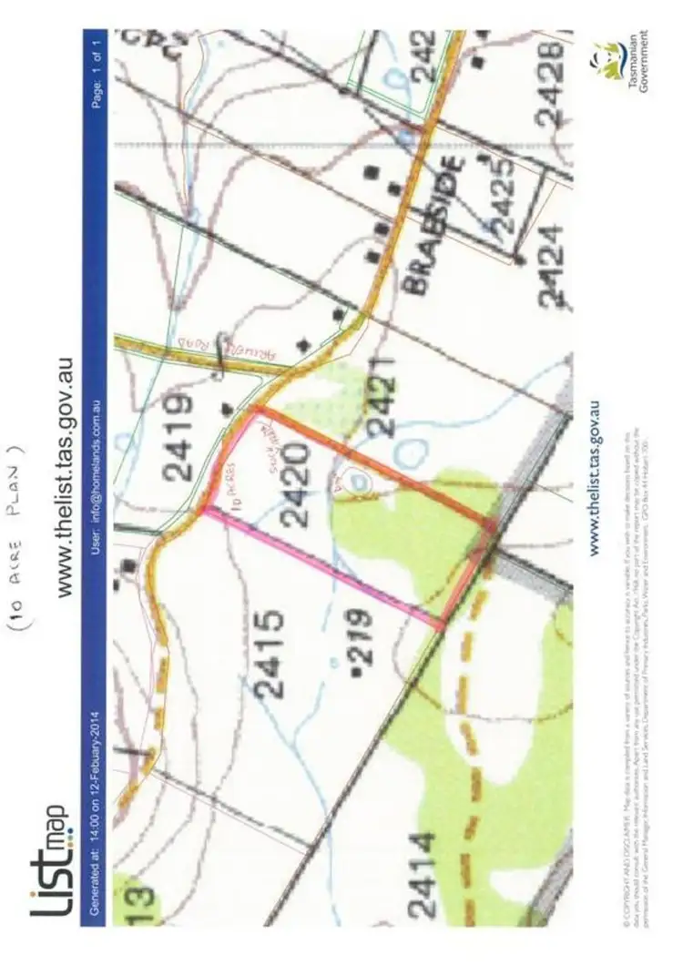 Seventh view of Homely land listing, Braeside Road, Franklin TAS 7113