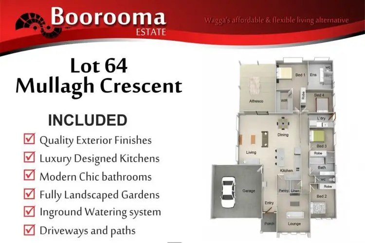 Second view of Homely house listing, 64 Mullagh Crescent, Boorooma NSW 2650