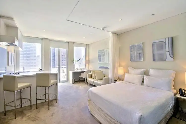 Main view of Homely serviced apartment listing, 1315/480 Collins Street, Melbourne VIC 3000