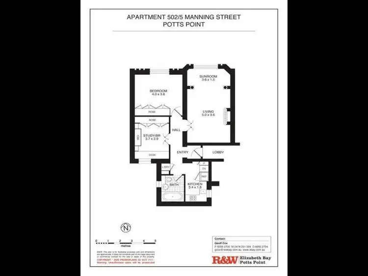 Fifth view of Homely apartment listing, 502/5 Manning Street, Potts Point NSW 2011