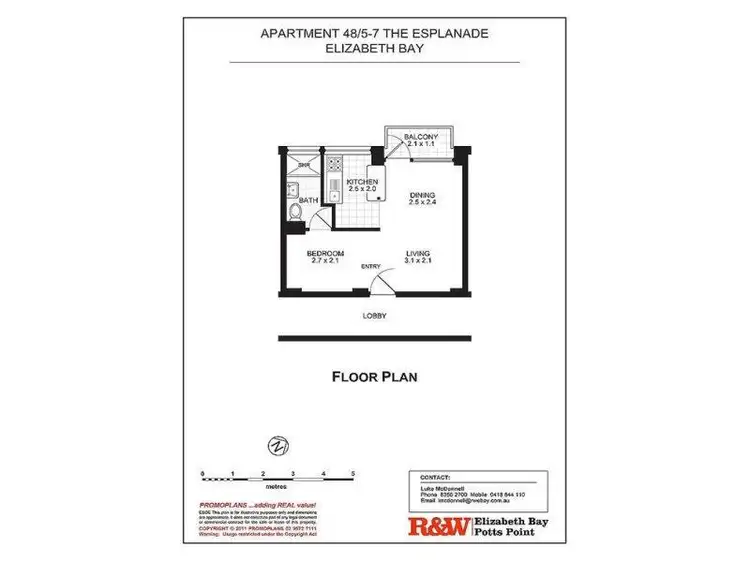 Fifth view of Homely studio listing, 48/5-7 The Esplanade, Elizabeth Bay NSW 2011