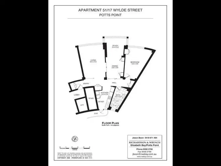 Fifth view of Homely apartment listing, 51/17 Wylde Street, Potts Point NSW 2011