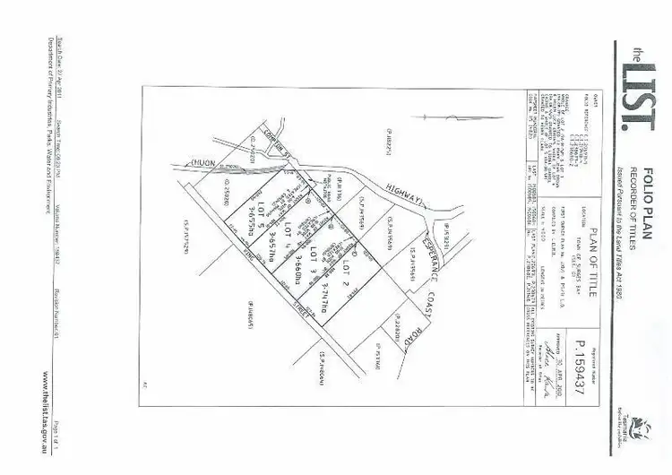Fifth view of Homely land listing, Lot 3 Huon Highway, Surges Bay TAS 7116