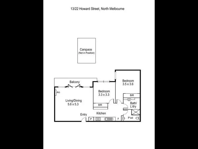 Fifth view of Homely apartment listing, 13/22 Howard, North Melbourne VIC 3051