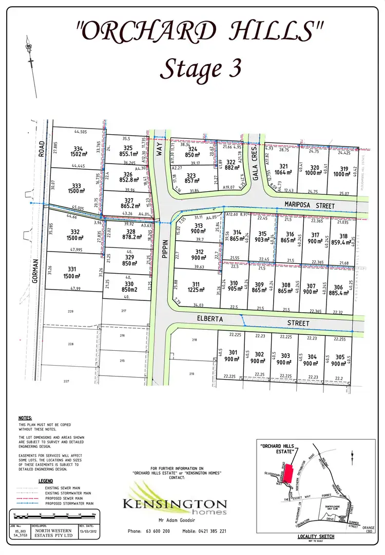 Main view of Homely land listing, Lot 333 Gorman Road, Orange NSW 2800