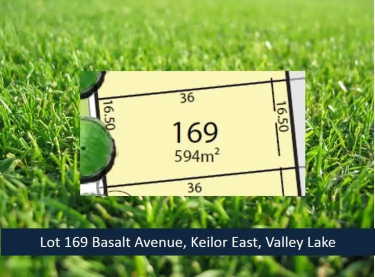 Main view of Homely land listing, 169 Basalt Avenue, Keilor East VIC 3033