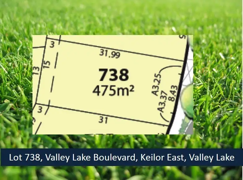 Main view of Homely land listing, Lot 738 Valley Lake, Keilor East VIC 3033