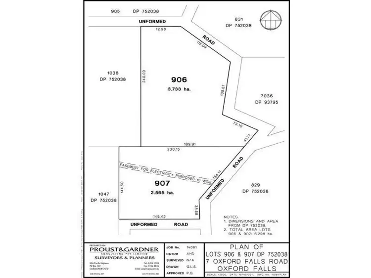 Second view of Homely land listing, Lot 906 & 907 DP 752038, Beacon Hill NSW 2100
