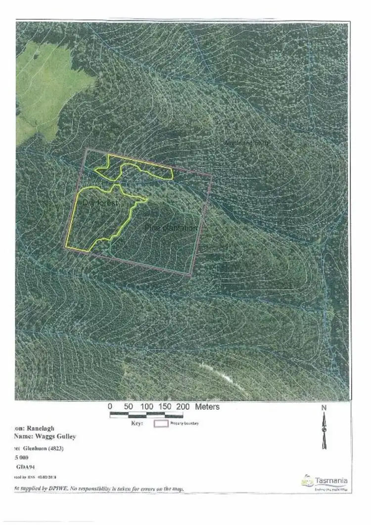 Sixth view of Homely land listing, Off Waggs Gully Road, Ranelagh TAS 7109