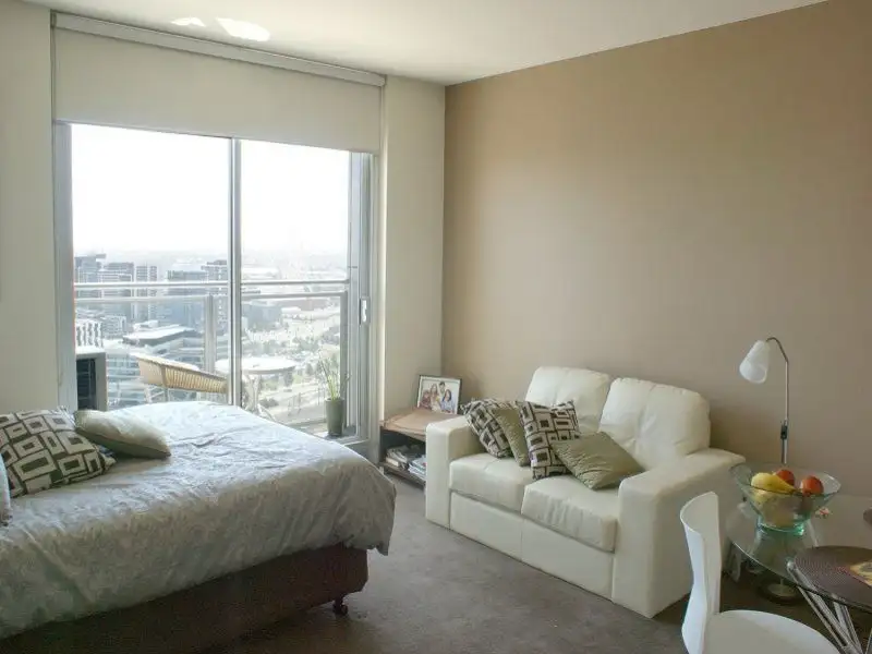 Main view of Homely apartment listing, 2703/288 Spencer Street, Melbourne VIC 3000