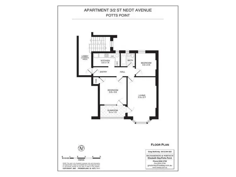 Fifth view of Homely apartment listing, 3/2 St Neot Avenue, Potts Point NSW 2011