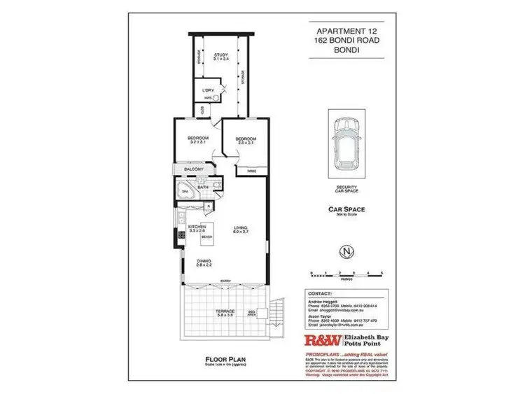 Fifth view of Homely apartment listing, 12/162 Bondi Road (enter via driveway at 68 Penkivil St), Bondi NSW 2026