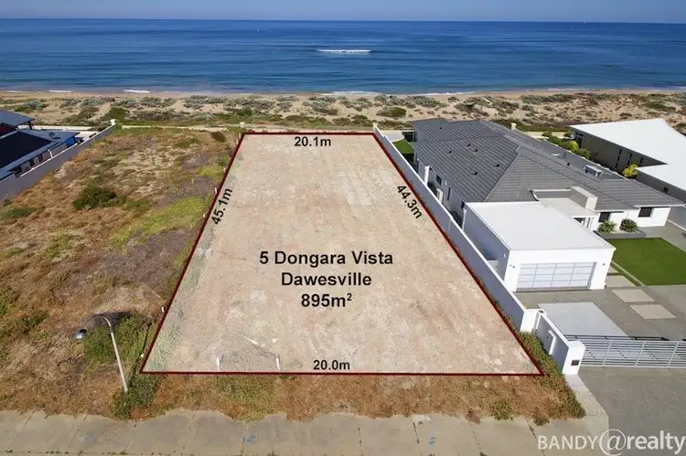 Main view of Homely land listing, 5 Dongara Vista, Dawesville WA 6211