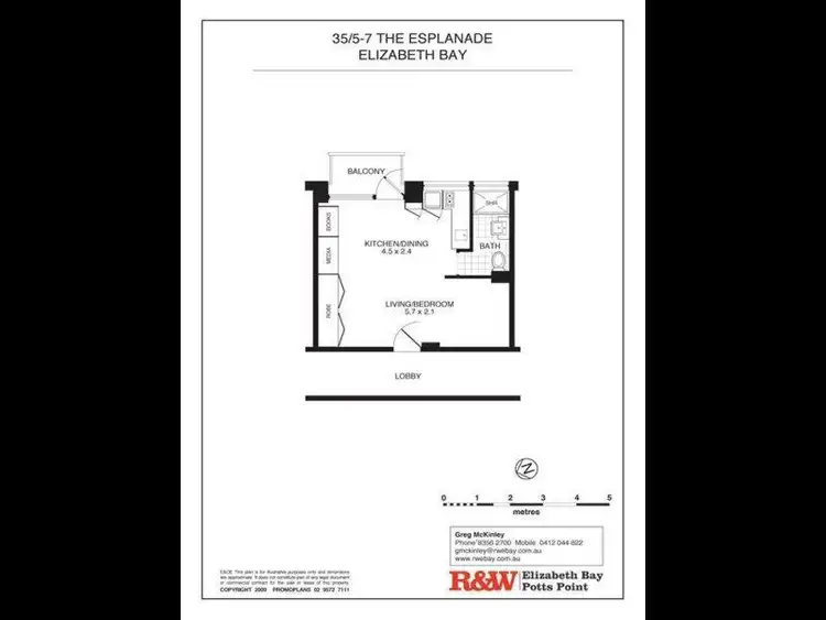 Fifth view of Homely studio listing, 35/5-7 The Esplanade, Elizabeth Bay NSW 2011