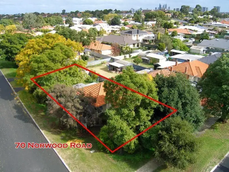 Main view of Homely house listing, 70 Norwood Road, Rivervale WA 6103