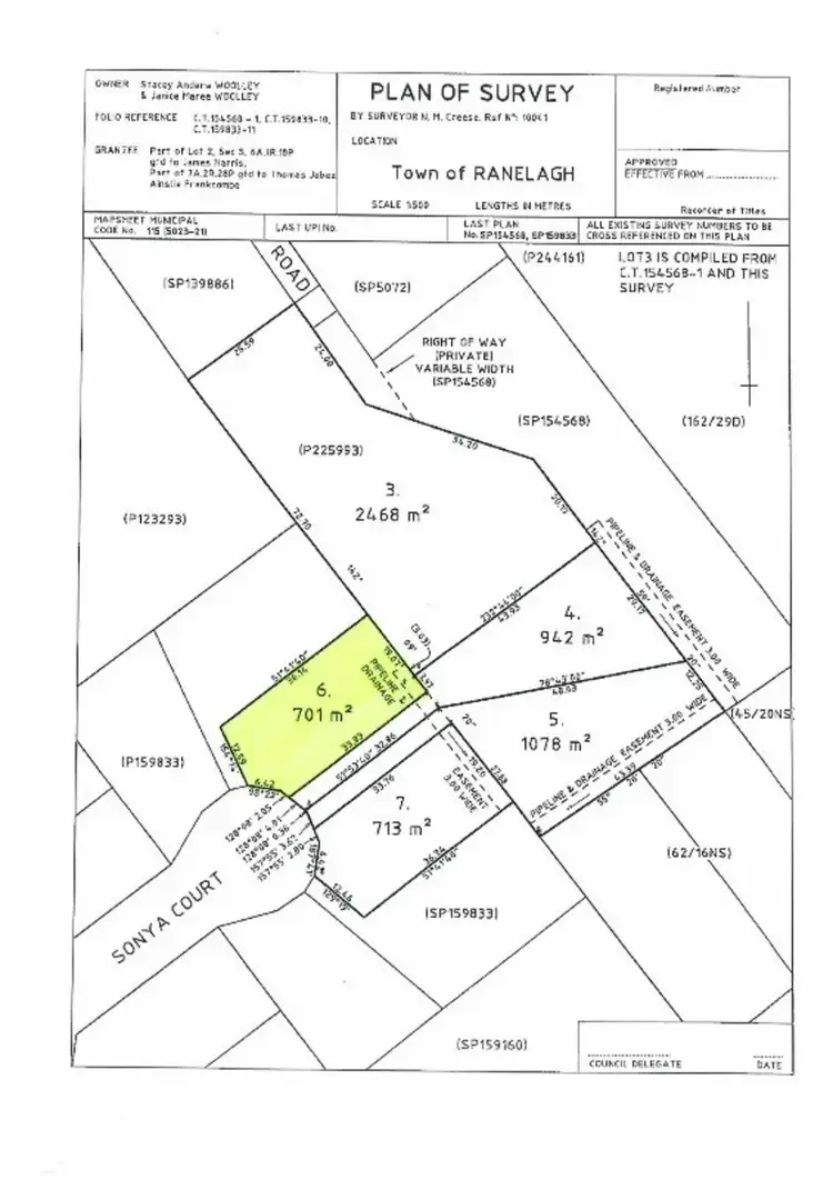 Third view of Homely land listing, 7 Sonya Court, Ranelagh TAS 7109