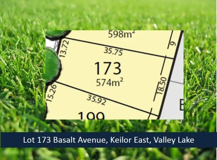 Main view of Homely land listing, Lot 173 Basalt Avenue, Keilor East VIC 3033