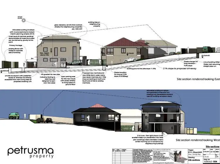 Second view of Homely house listing, 211 Churchill Avenue, Sandy Bay TAS 7005