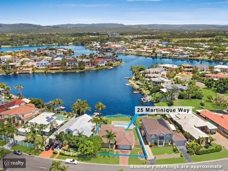 Second view of Homely house listing, 25 Martinique Way, Clear Island Waters QLD 4226