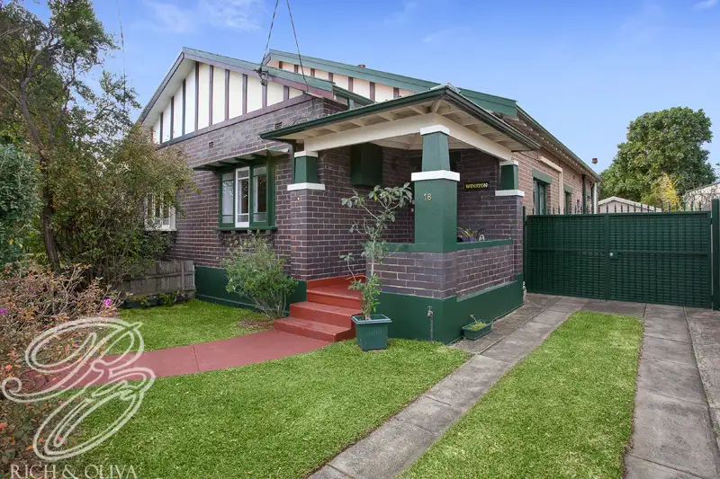 Main view of Homely semi-detached listing, 18 Lang Street, Croydon NSW 2132