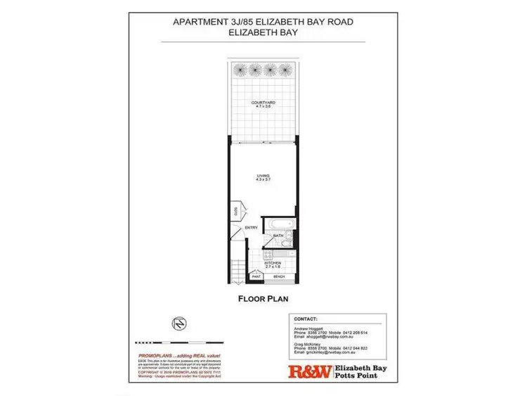Fifth view of Homely apartment listing, 3J/85 Elizabeth Bay Road, Elizabeth Bay NSW 2011