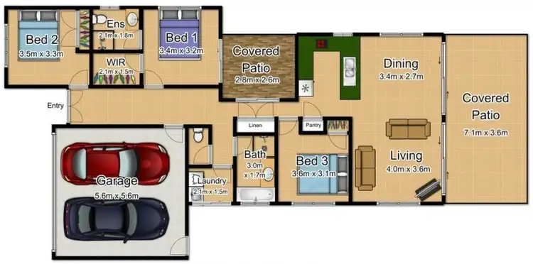 Second view of Homely house listing, 7 Roderick Street, Bentley Park QLD 4869