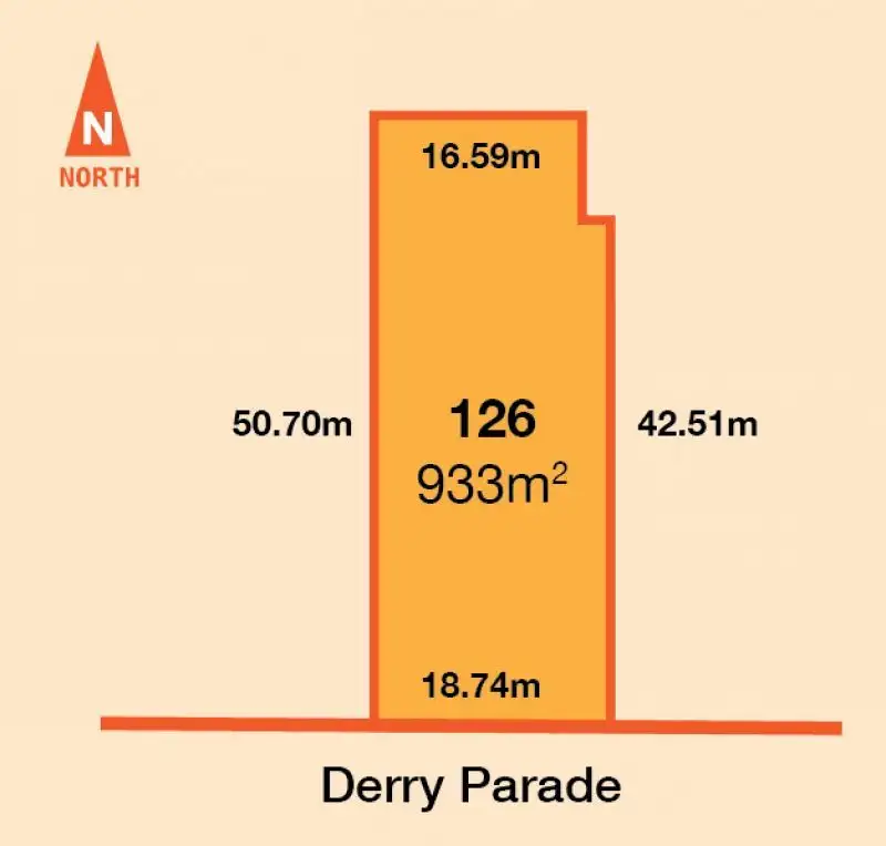 Main view of Homely land listing, Lot 126 Derry Parade, Horsham VIC 3400