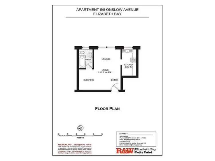 Fifth view of Homely studio listing, 5/8 Onslow Avenue, Elizabeth Bay NSW 2011