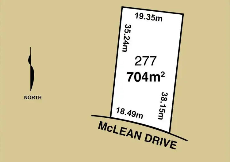 Main view of Homely land listing, LOT 277, Lot 277 McLean Drive, Horsham VIC 3400