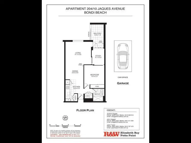Fifth view of Homely apartment listing, 204/10 Jaques Avenue, Bondi Beach NSW 2026