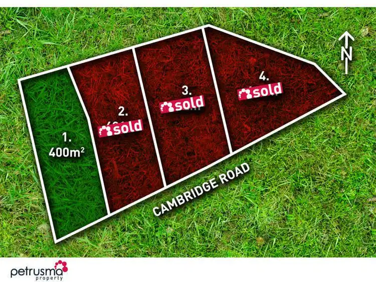 Main view of Homely land listing, Lot 1, 492-494 Cambridge Road, Mornington TAS 7018