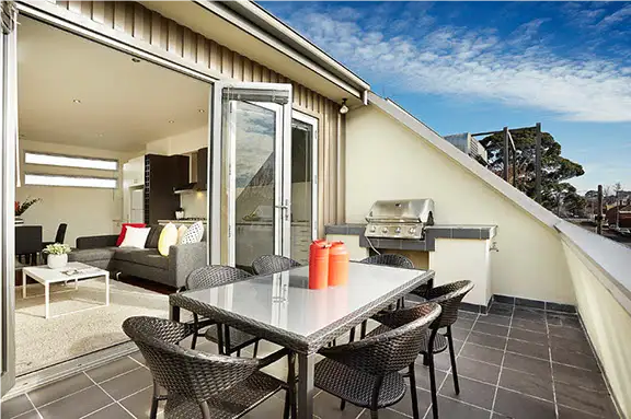 Sixth view of Homely townhouse listing, 1 Curtain St, Carlton North VIC 3054