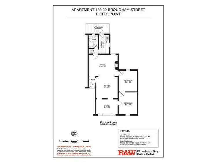 Fifth view of Homely apartment listing, 18/130 Brougham Street, Potts Point NSW 2011