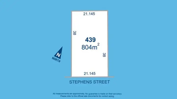 Main view of Homely land listing, 8 Stephens Street (Lot 439, Horsham VIC 3400