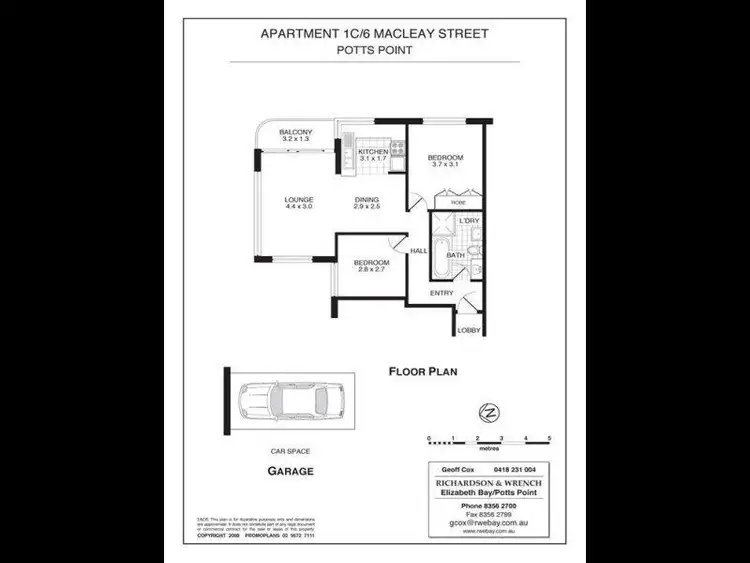 Fifth view of Homely apartment listing, 1C/6 Macleay Street, Potts Point NSW 2011