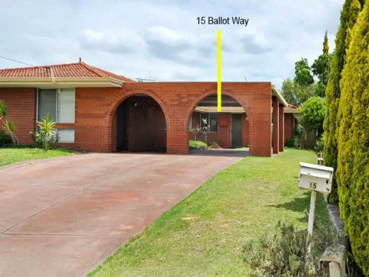 Second view of Homely semi-detached listing, 15 Ballot Way, Balcatta WA 6021