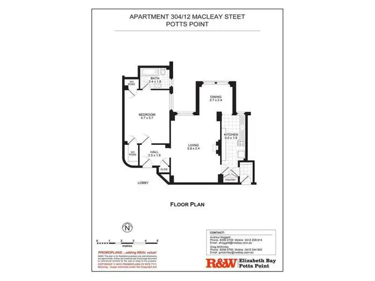 Fifth view of Homely apartment listing, 304/12 Macleay Street, Potts Point NSW 2011