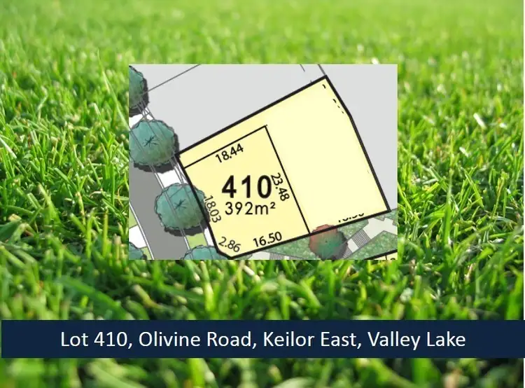 Main view of Homely land listing, Lot 410 Olivine Road, Keilor East VIC 3033