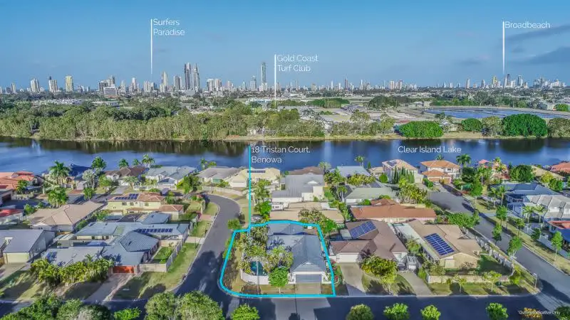Main view of Homely house listing, 18 TRISTAN COURT, Benowa QLD 4217