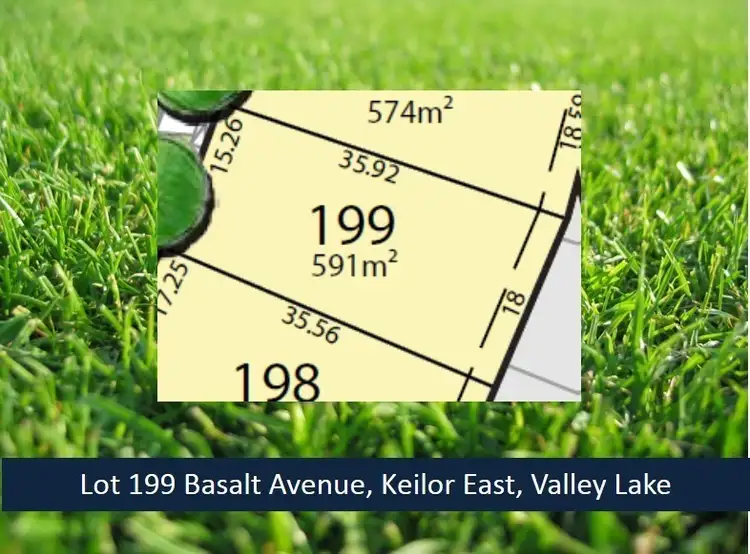 Main view of Homely land listing, Lot 199 Basalt Avenue, Keilor East VIC 3033