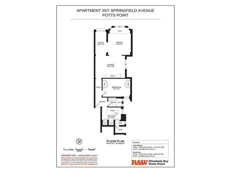Fifth view of Homely apartment listing, 35/7 Springfield Avenue, Potts Point NSW 2011