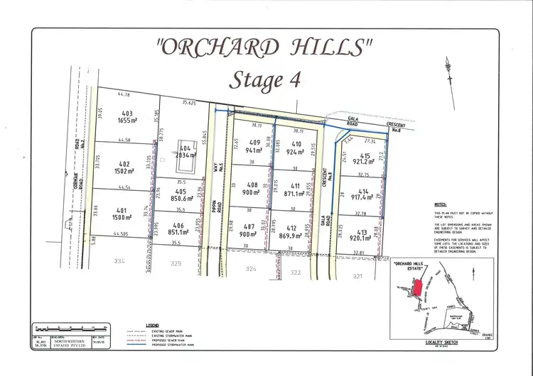 Main view of Homely land listing, Lot 411 Gala Crescent, Orchard Hills Estate Stage 4, Orange NSW 2800