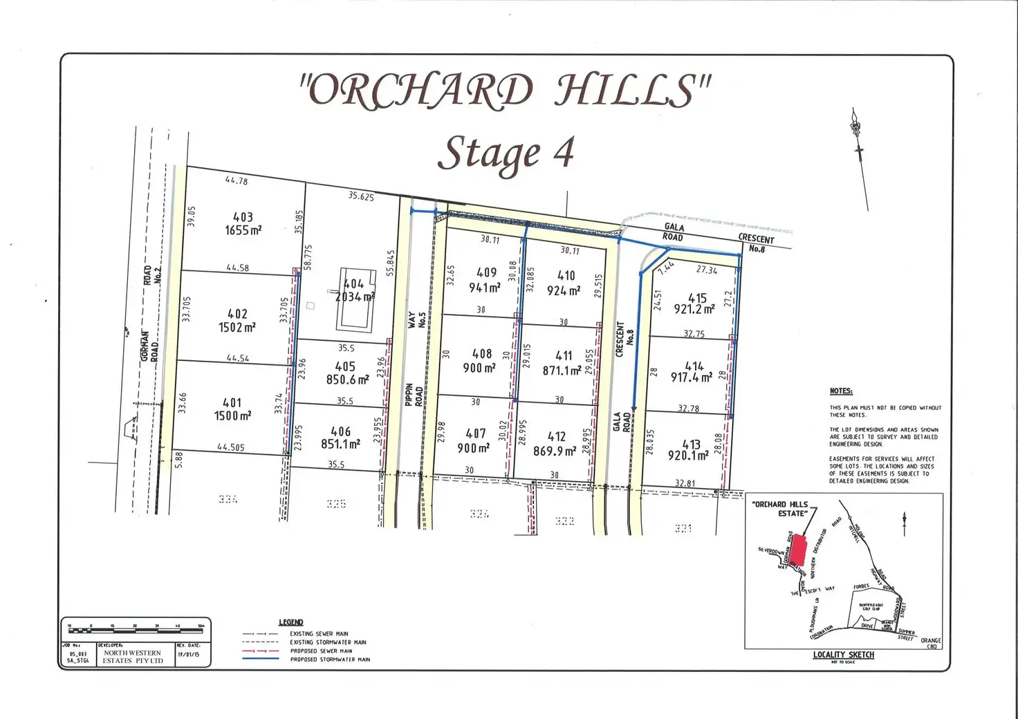 Main view of Homely land listing, Lot 411 Gala Crescent, Orchard Hills Estate Stage 4, Orange NSW 2800