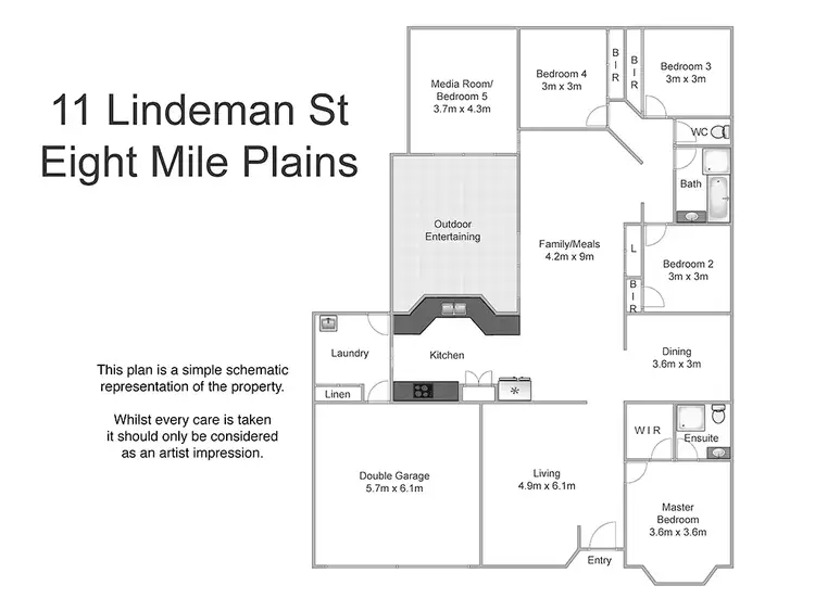 Second view of Homely house listing, 11 Lindeman Place, Eight Mile Plains QLD 4113